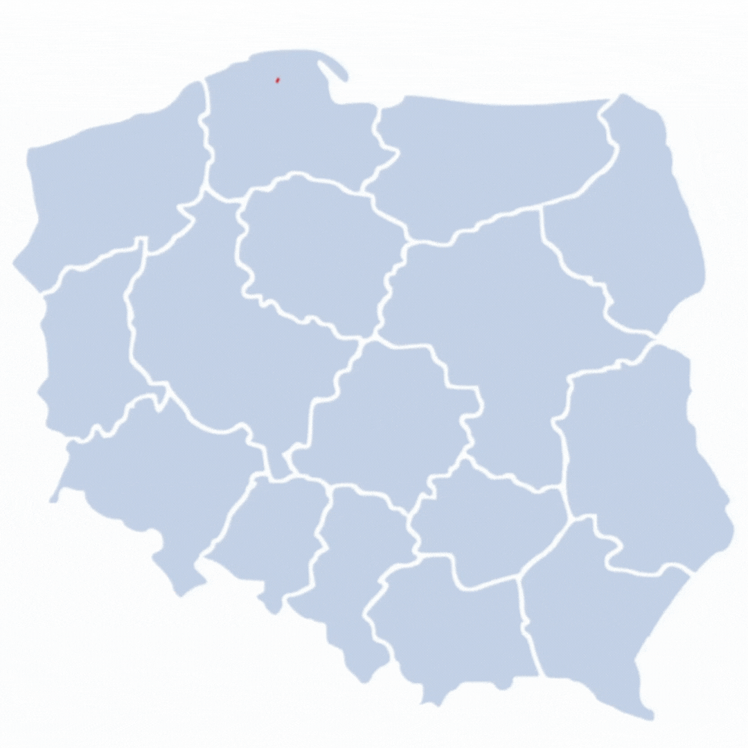 Mapa Polski